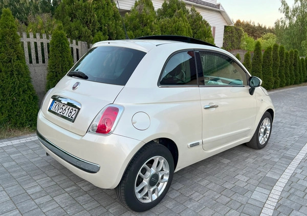 Fiat 500 cena 25900 przebieg: 130000, rok produkcji 2008 z Końskie małe 326